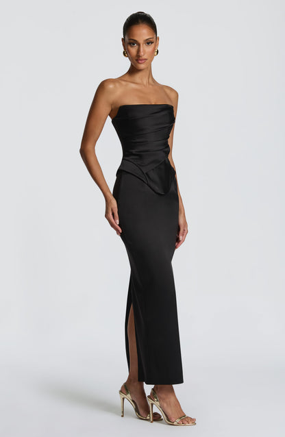 Sophia Black Midi Skirt - Chic Summer Fashion