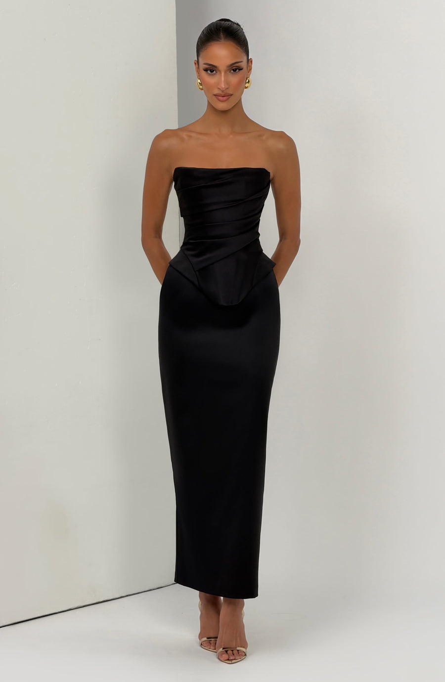 Sophia Black Midi Skirt - Chic Summer Fashion
