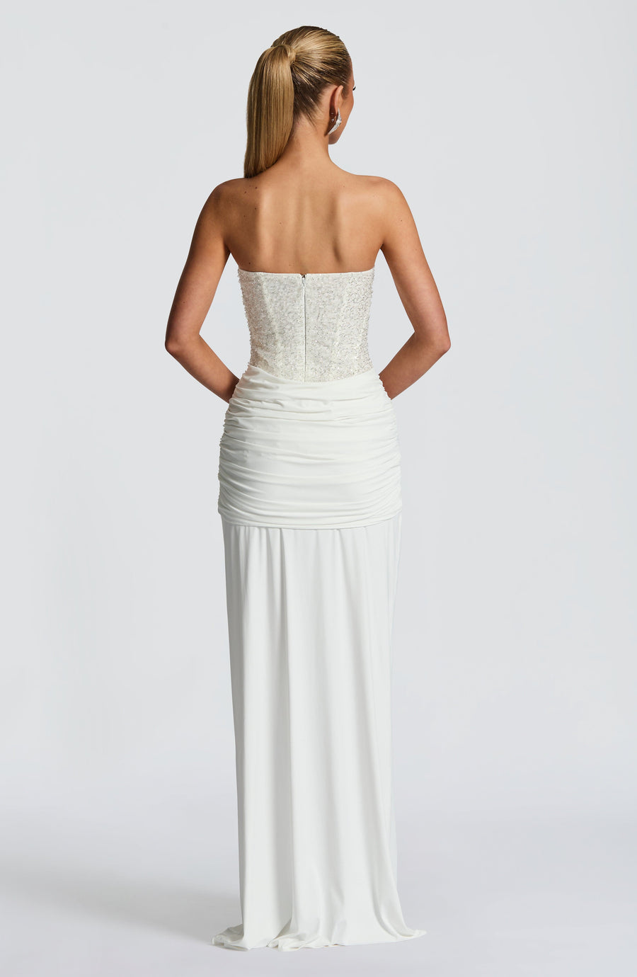 Sophia Ivory Maxi Summer Dress