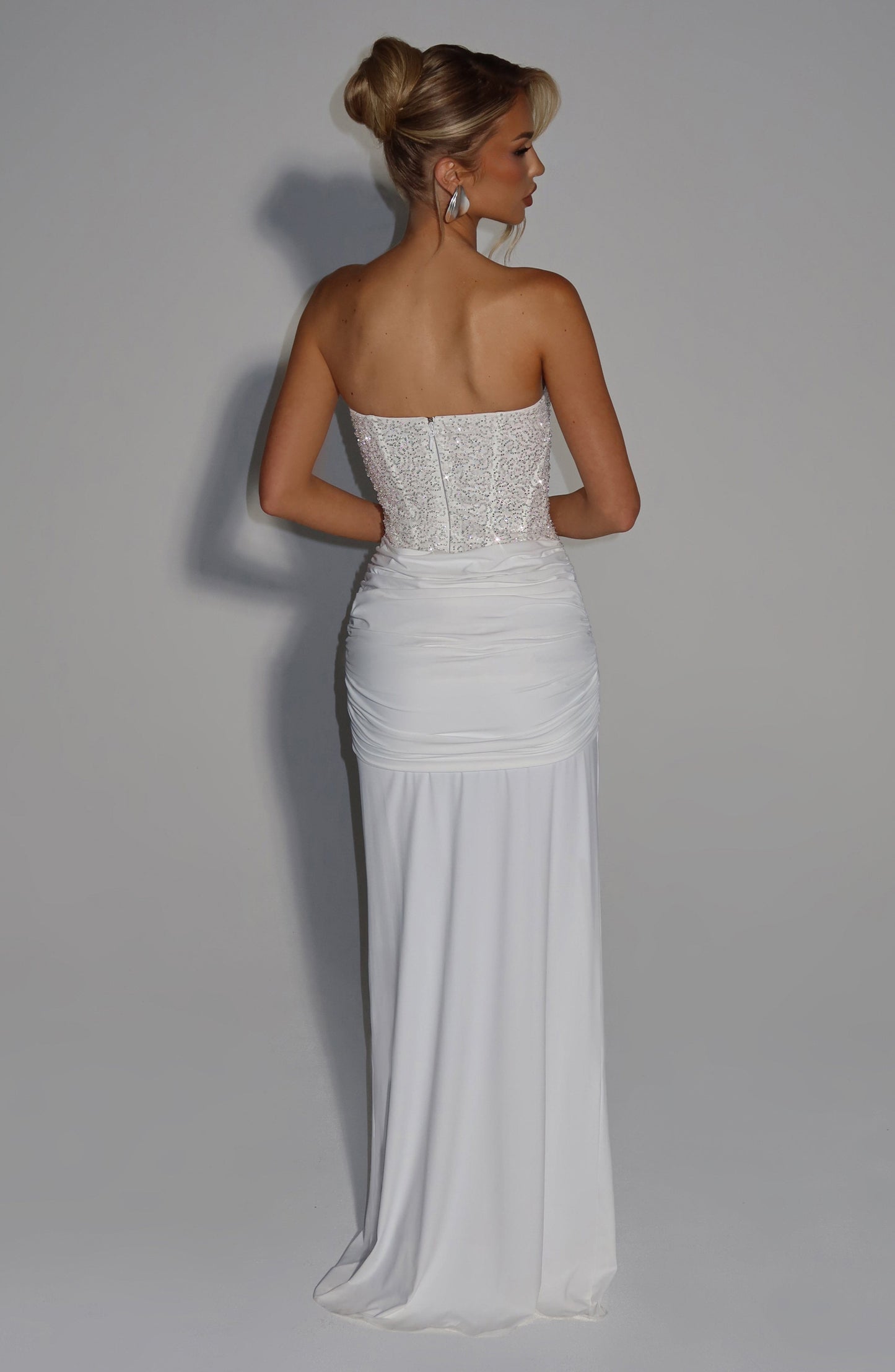 Sophia Ivory Maxi Summer Dress