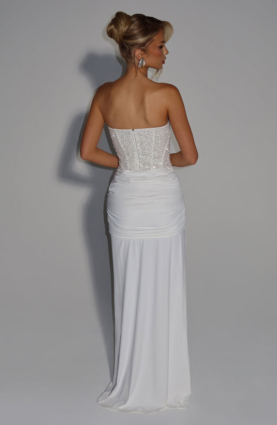 Sophia Ivory Maxi Summer Dress