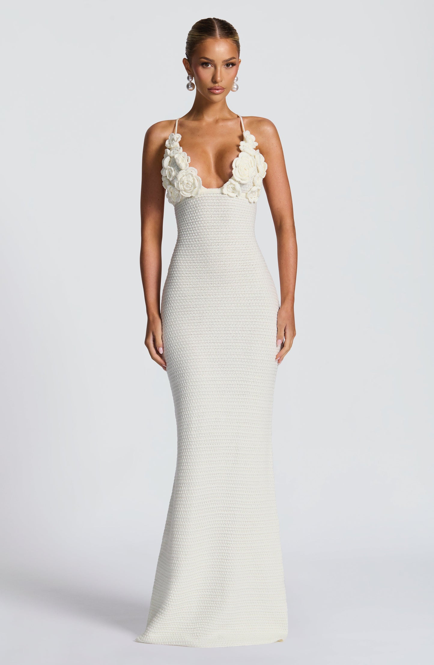 Sophia Ivory Maxi Summer Dress