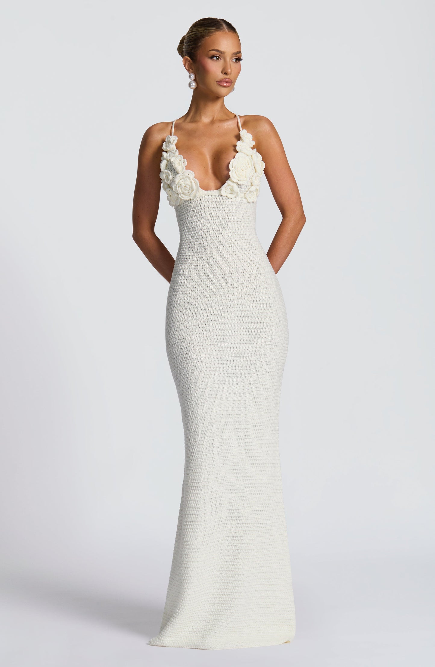 Sophia Ivory Maxi Summer Dress