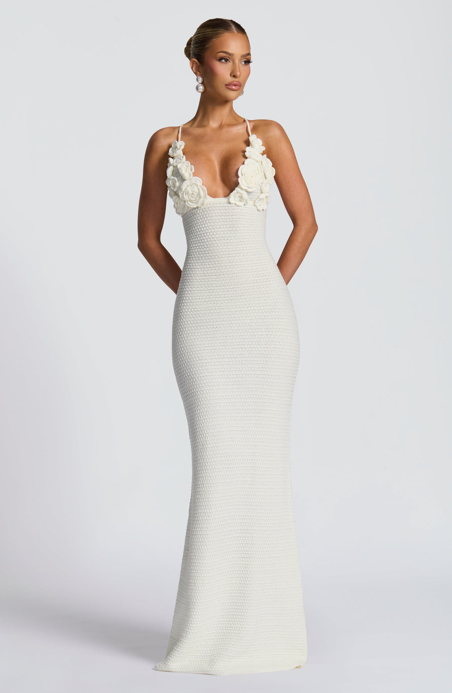 Sophia Ivory Maxi Summer Dress