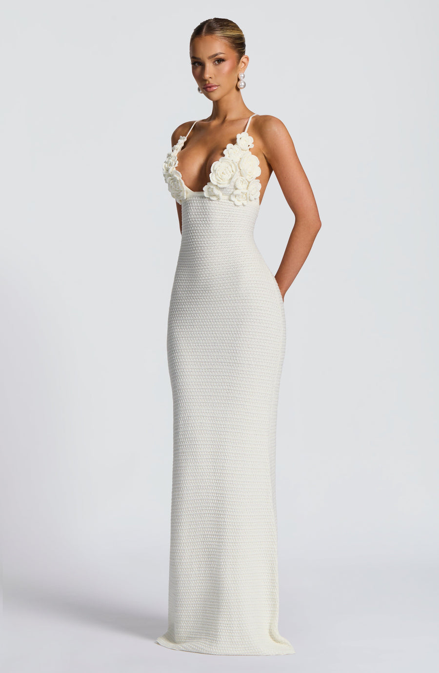Sophia Ivory Maxi Summer Dress