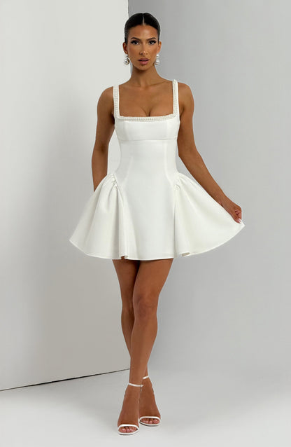 Sophia Ivory Mini Sundress - Cute Summer Fashion