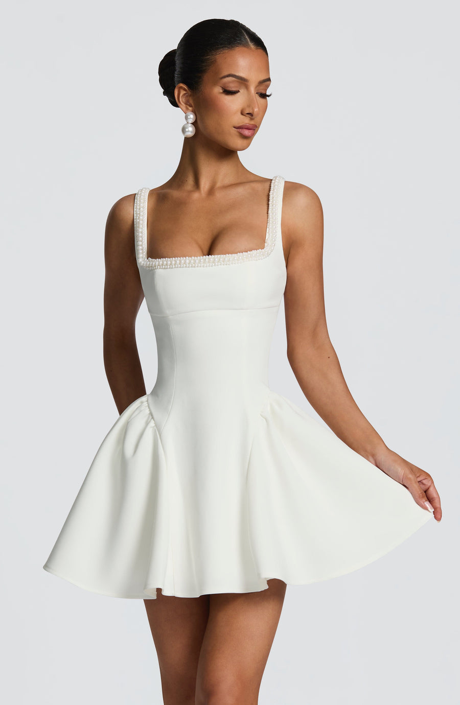 Sophia Ivory Mini Sundress - Cute Summer Fashion