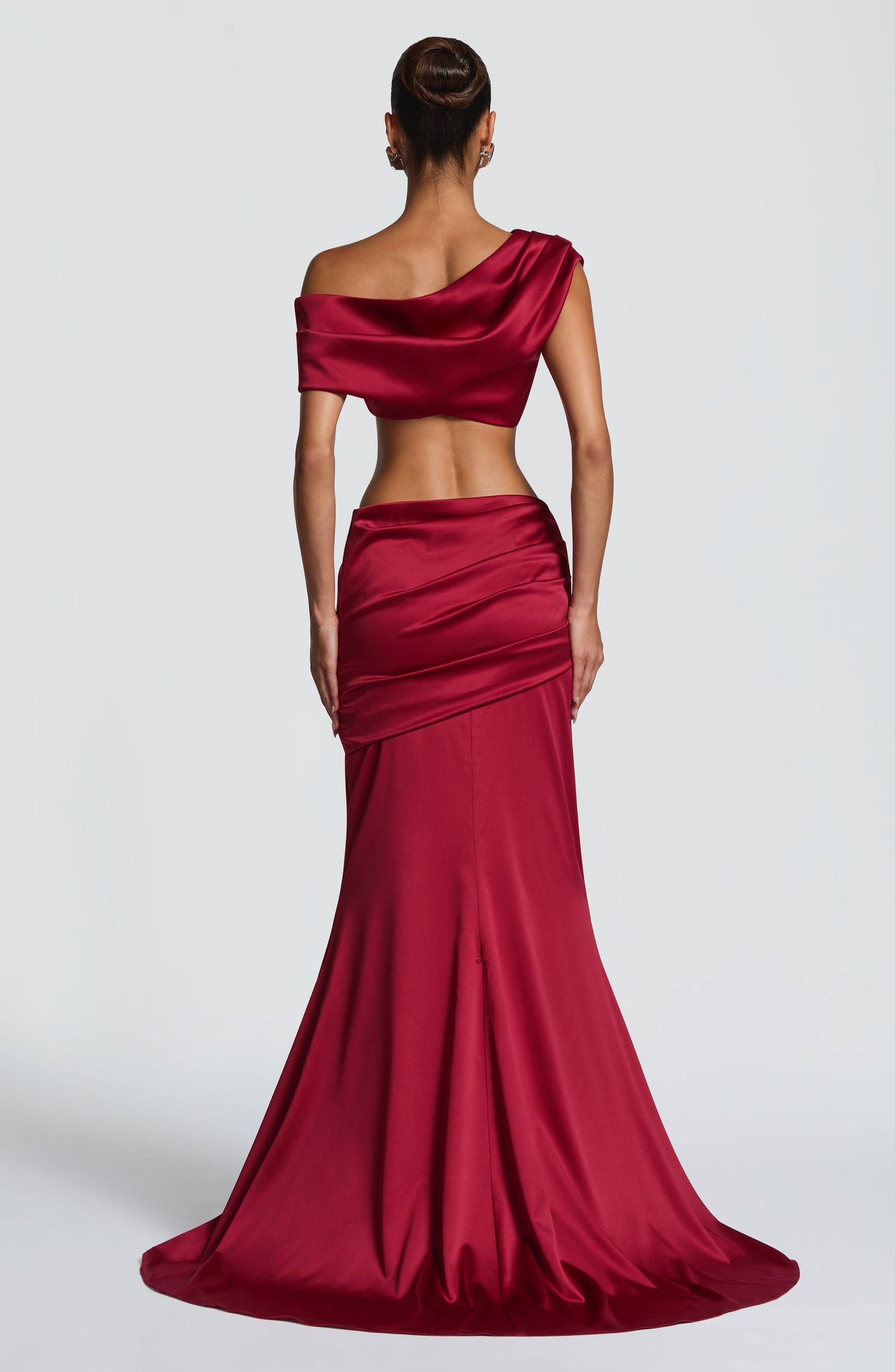 Natalie Burgundy Maxi Skirt - Summer Fashion