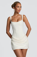 Sophia Ivory Mini Sundress - Cute Summer Dress