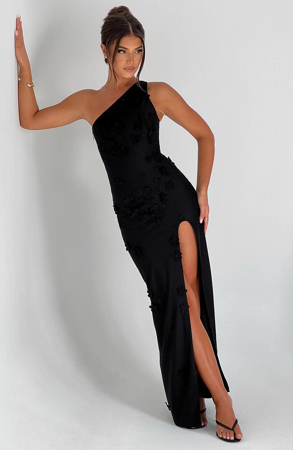 Cynthia Black Maxi Dress in XS - image 11