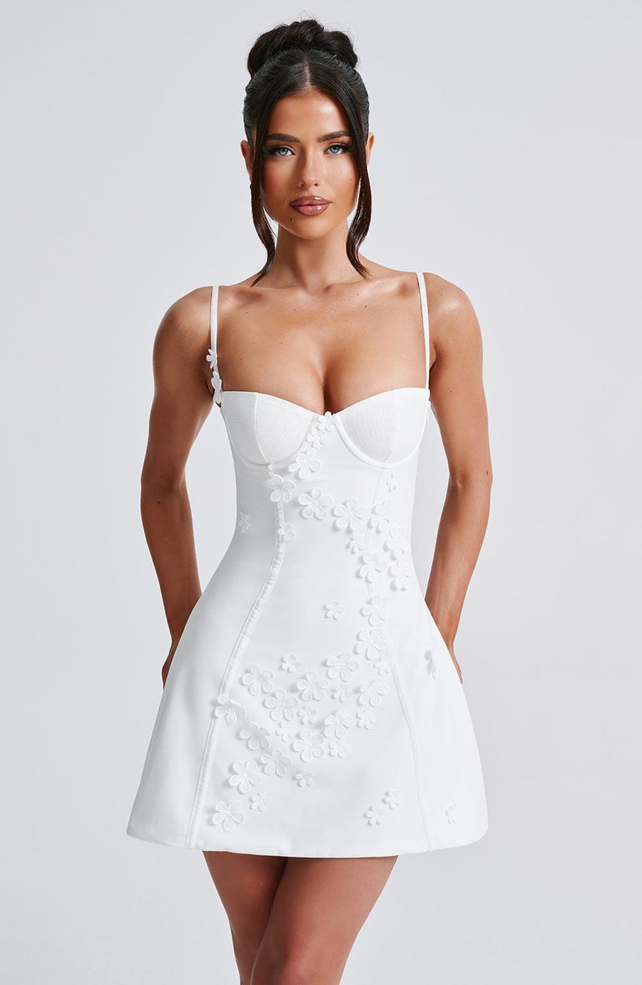 Chloe Ivory Mini Sundress - Cute Summer Fashion