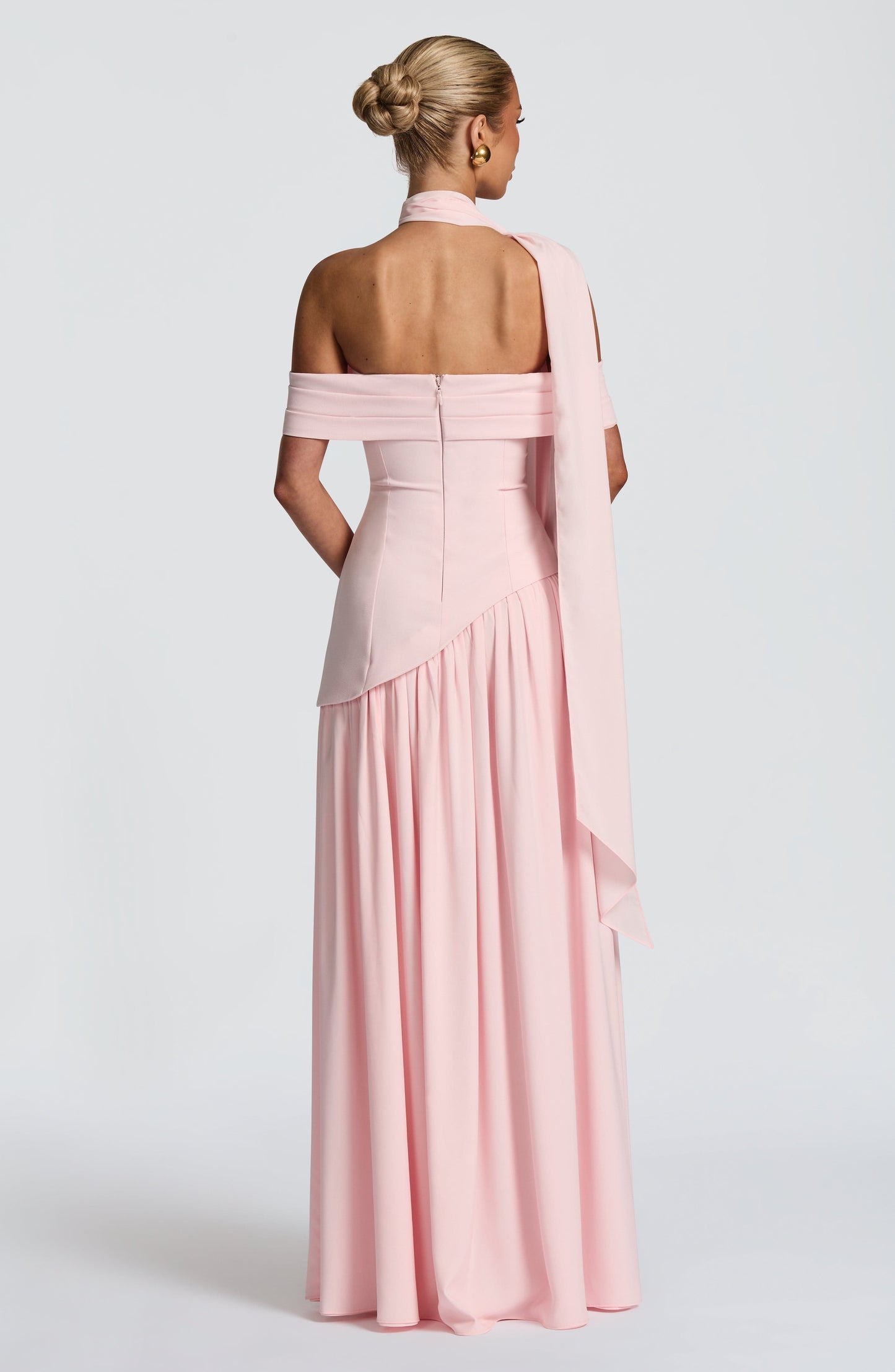 Sophia Blush Maxi Summer Dress