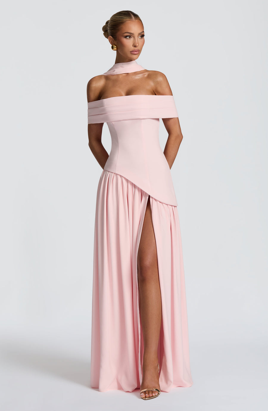 Sophia Blush Maxi Summer Dress