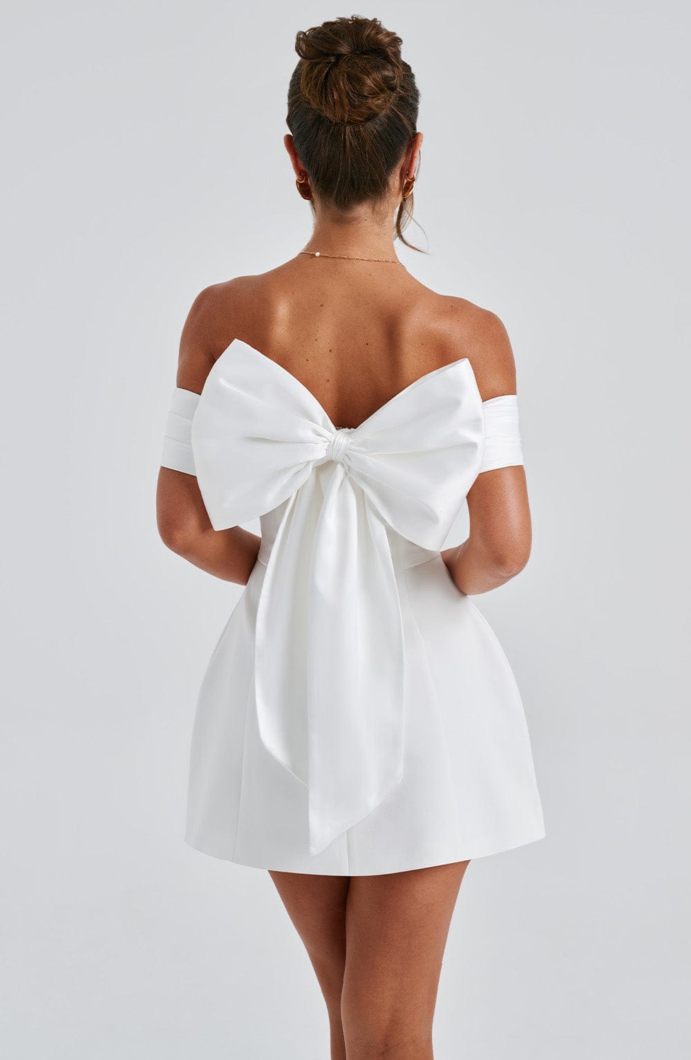 Chloe Ivory Mini Sundress - Cute Summer Dress