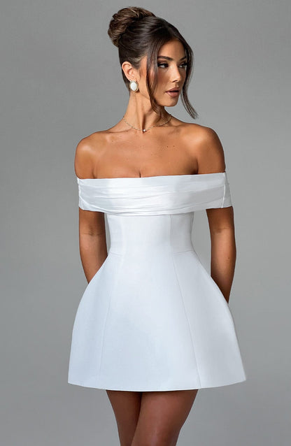 Chloe Ivory Mini Sundress - Cute Summer Dress