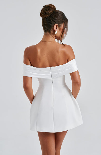 Chloe Ivory Mini Sundress - Cute Summer Dress