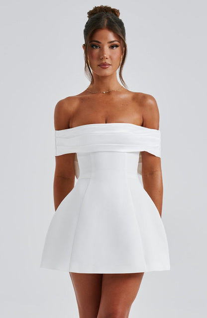 Chloe Ivory Mini Sundress - Cute Summer Dress