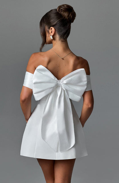 Chloe Ivory Mini Sundress - Cute Summer Dress