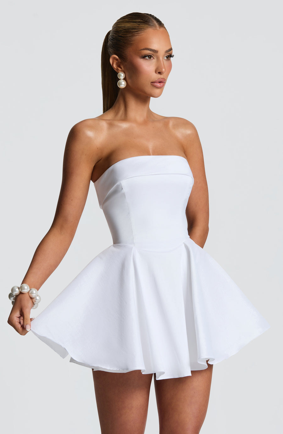 Chloe Ivory Mini Sundress - Cute Summer Fashion