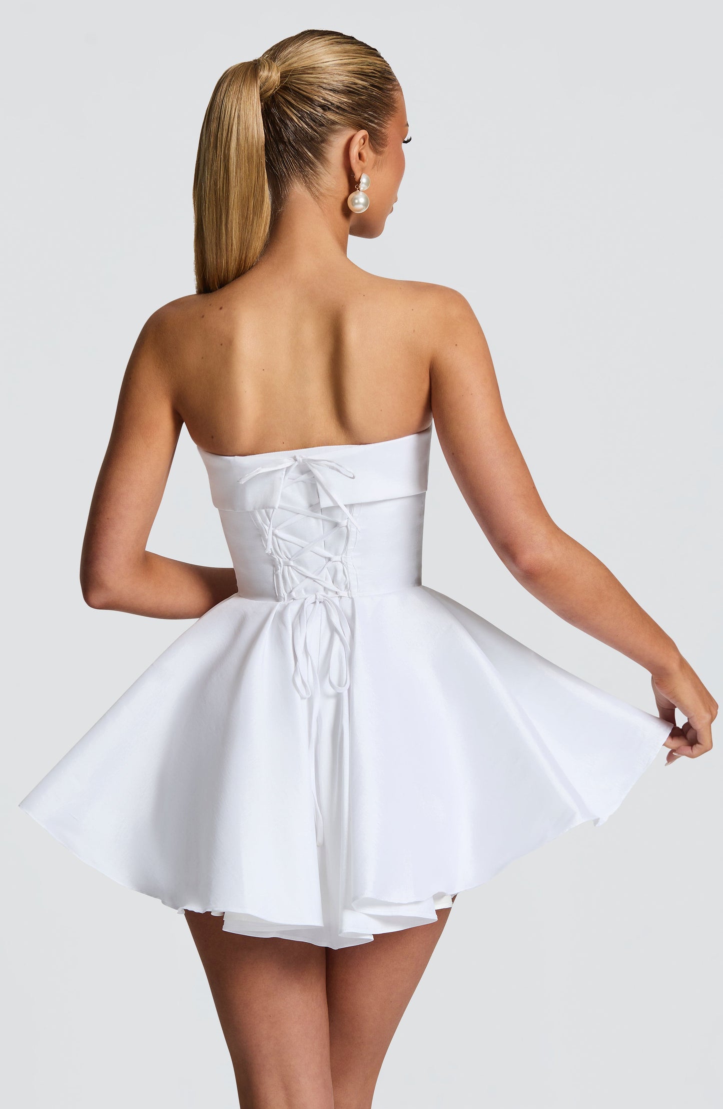 Chloe Ivory Mini Sundress - Cute Summer Fashion