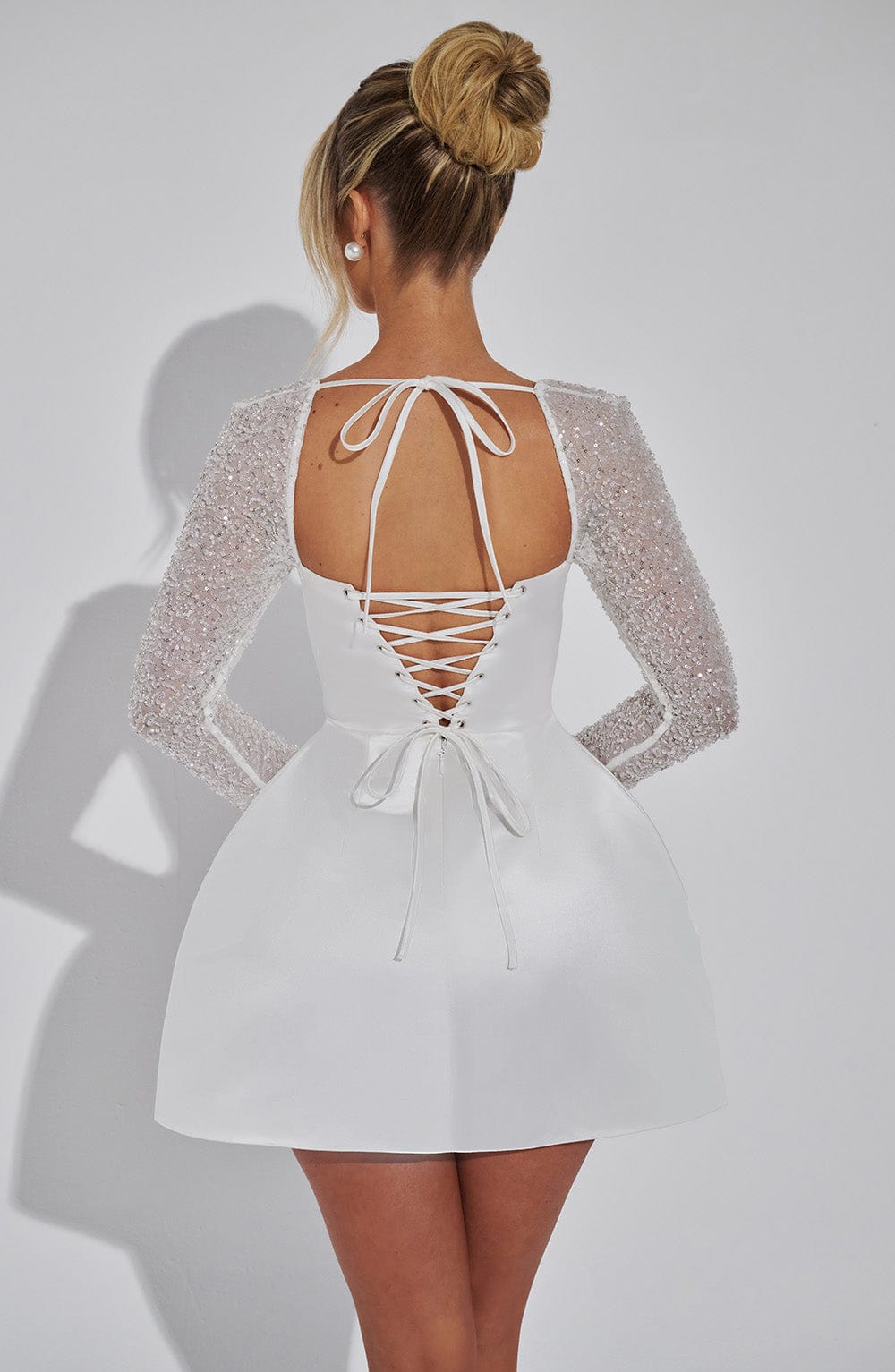 Chloe Ivory Mini Sundress - Cute Summer Fashion