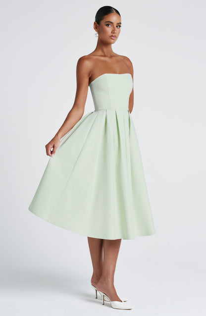 Sophia Mint Midi Sundress - Perfect for Summer