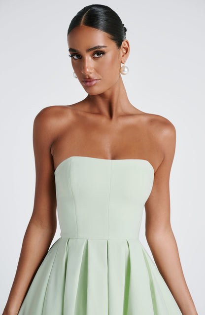 Sophia Mint Midi Sundress - Perfect for Summer