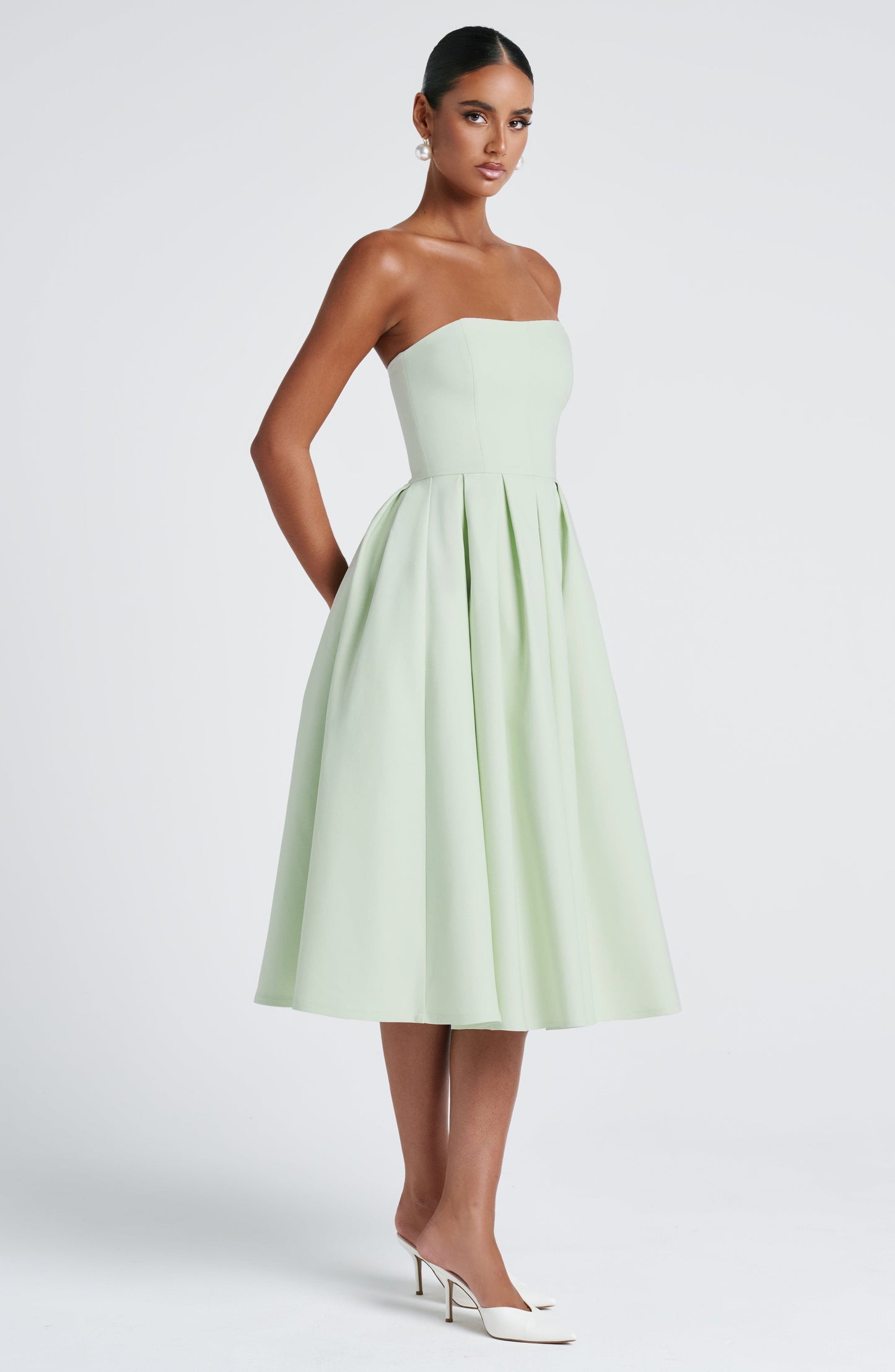 Sophia Mint Midi Sundress - Perfect for Summer