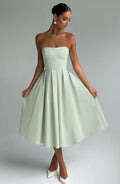 Sophia Mint Midi Sundress - Perfect for Summer
