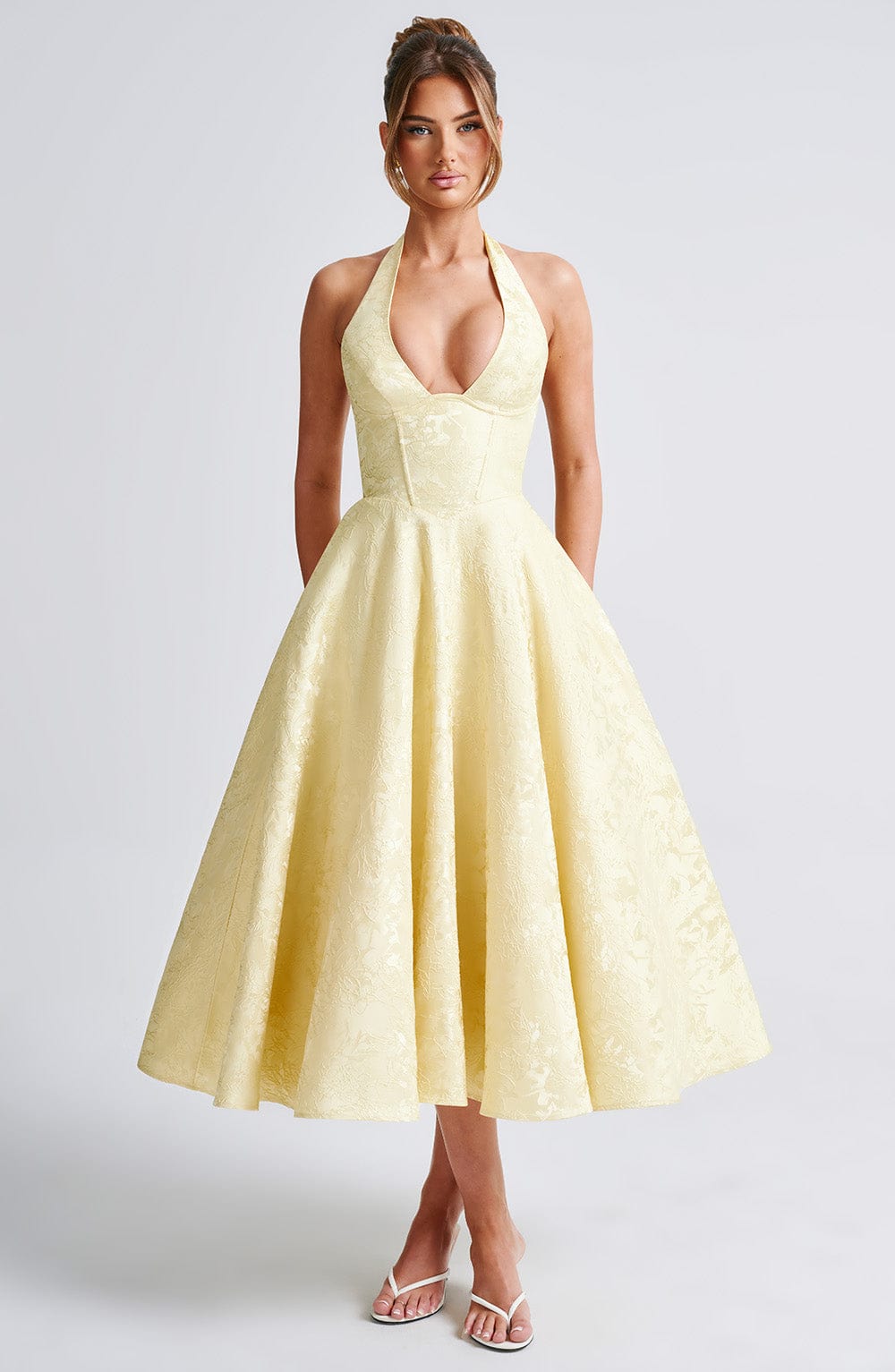 Effie Lemon Midi Dress in XS - image 8