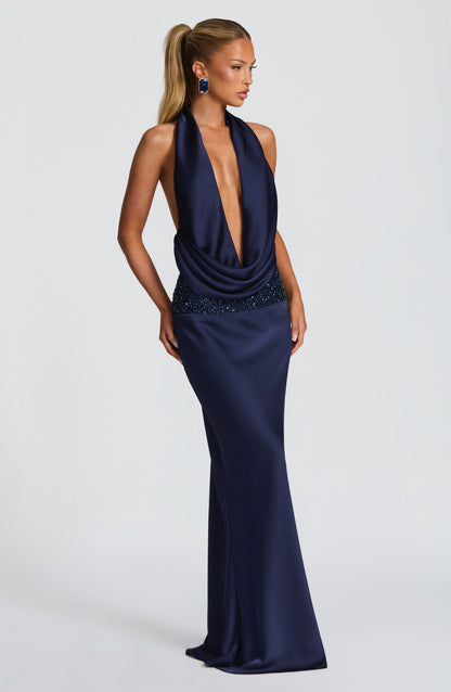 Sophia Navy Bodysuit for Summer Fashion