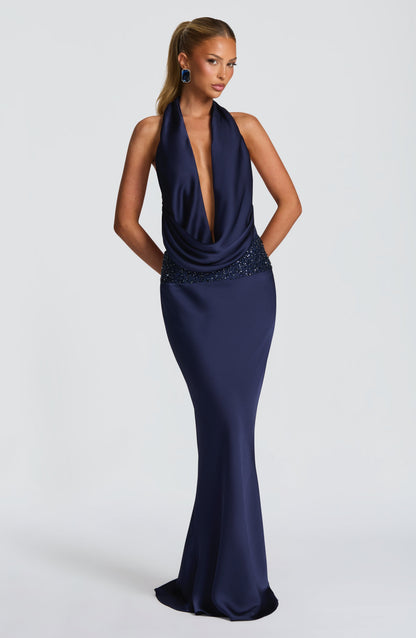 Sophia Navy Bodysuit for Summer Fashion