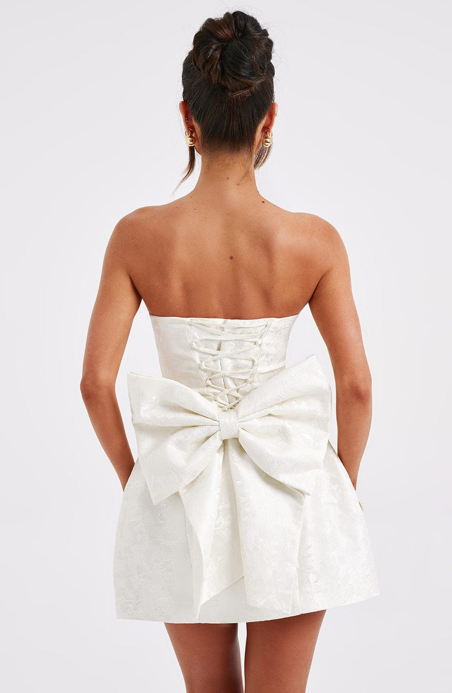Sophia Ivory Mini Sundress - Cute Summer Dress