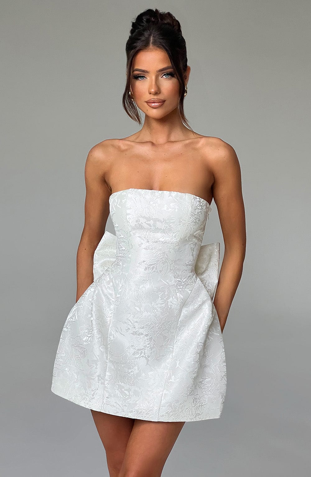Sophia Ivory Mini Sundress - Cute Summer Dress