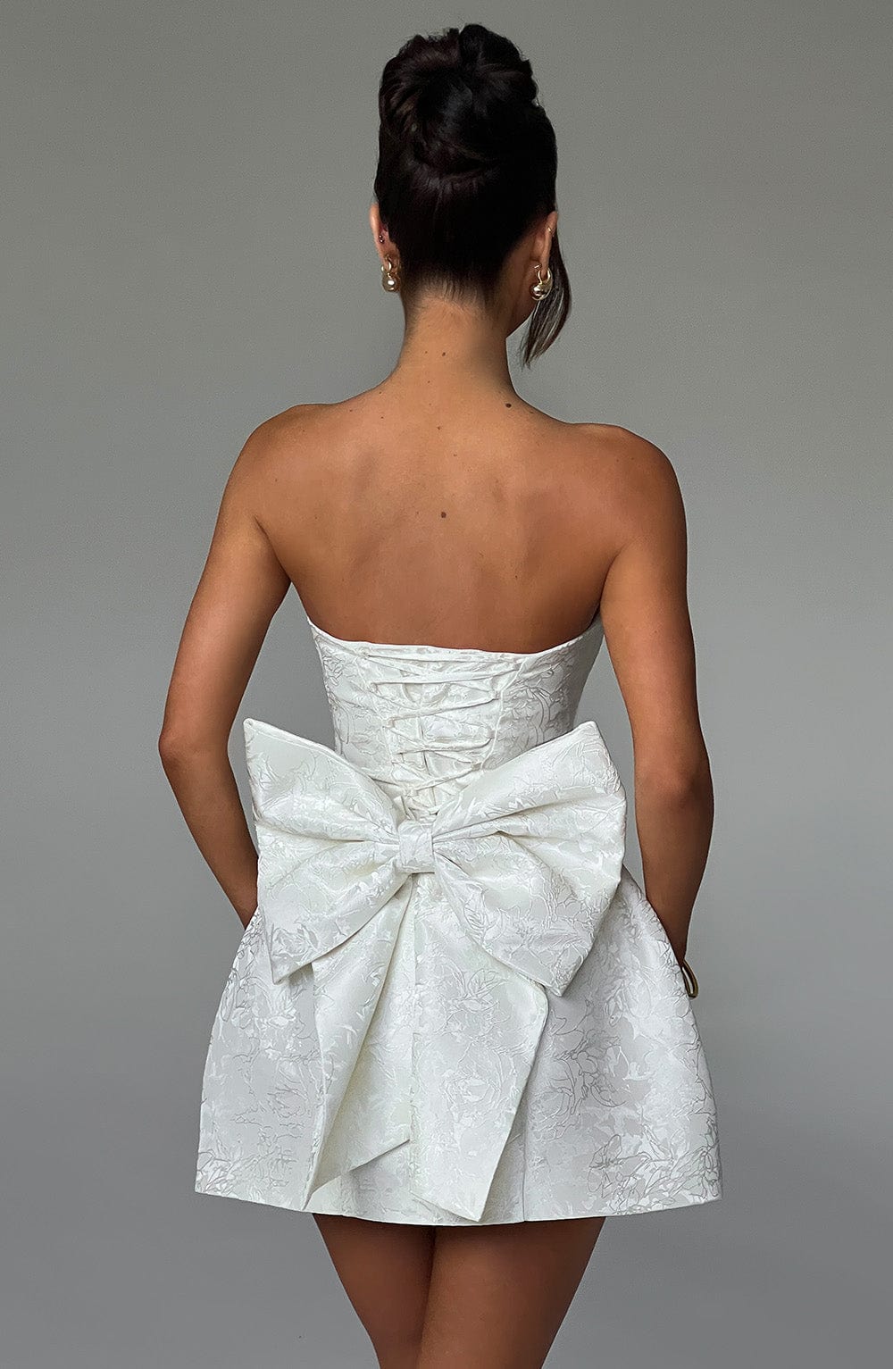 Sophia Ivory Mini Sundress - Cute Summer Dress