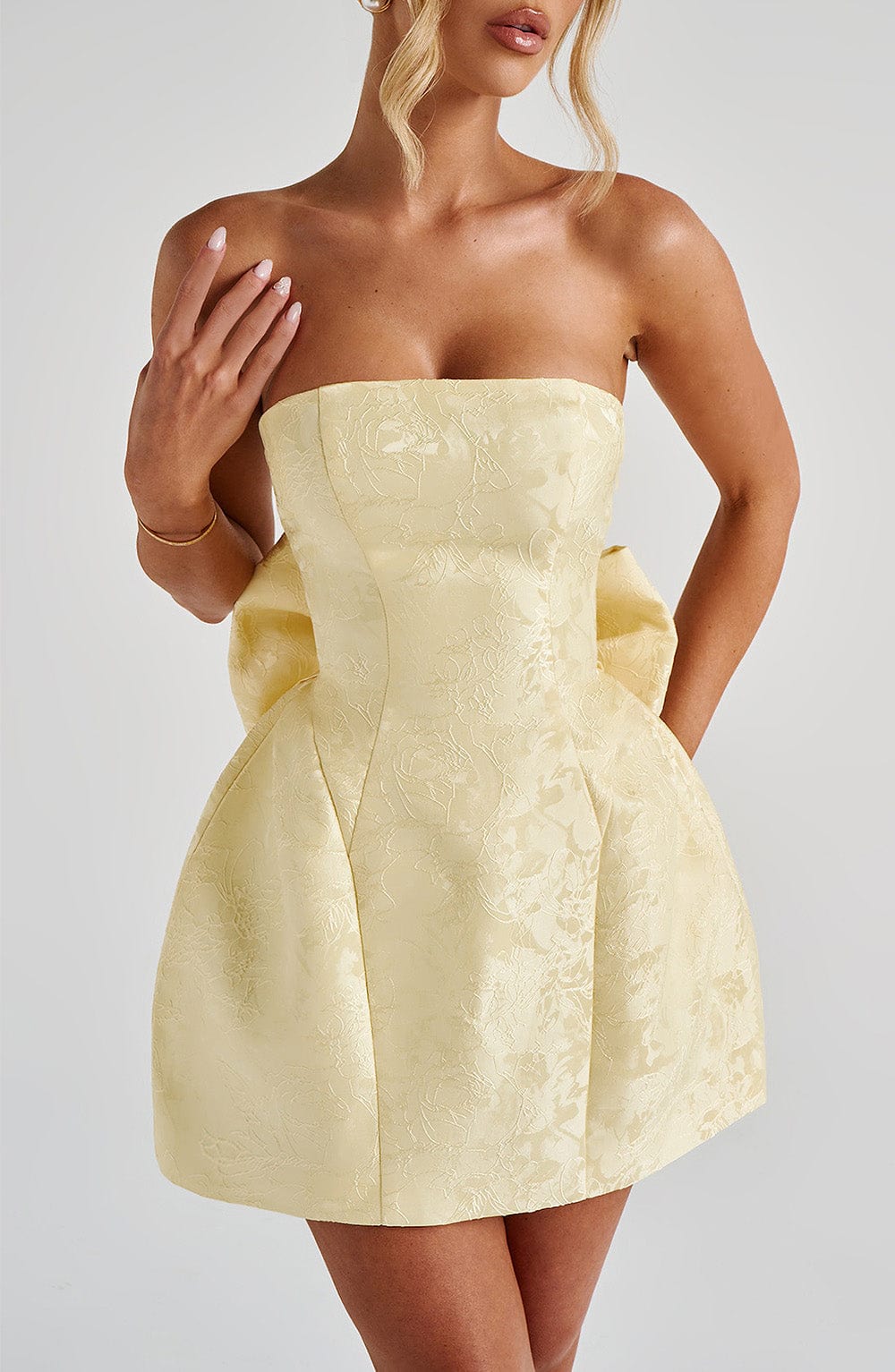 Sophia Lemon Mini Sundress - Cute Summer Fashion