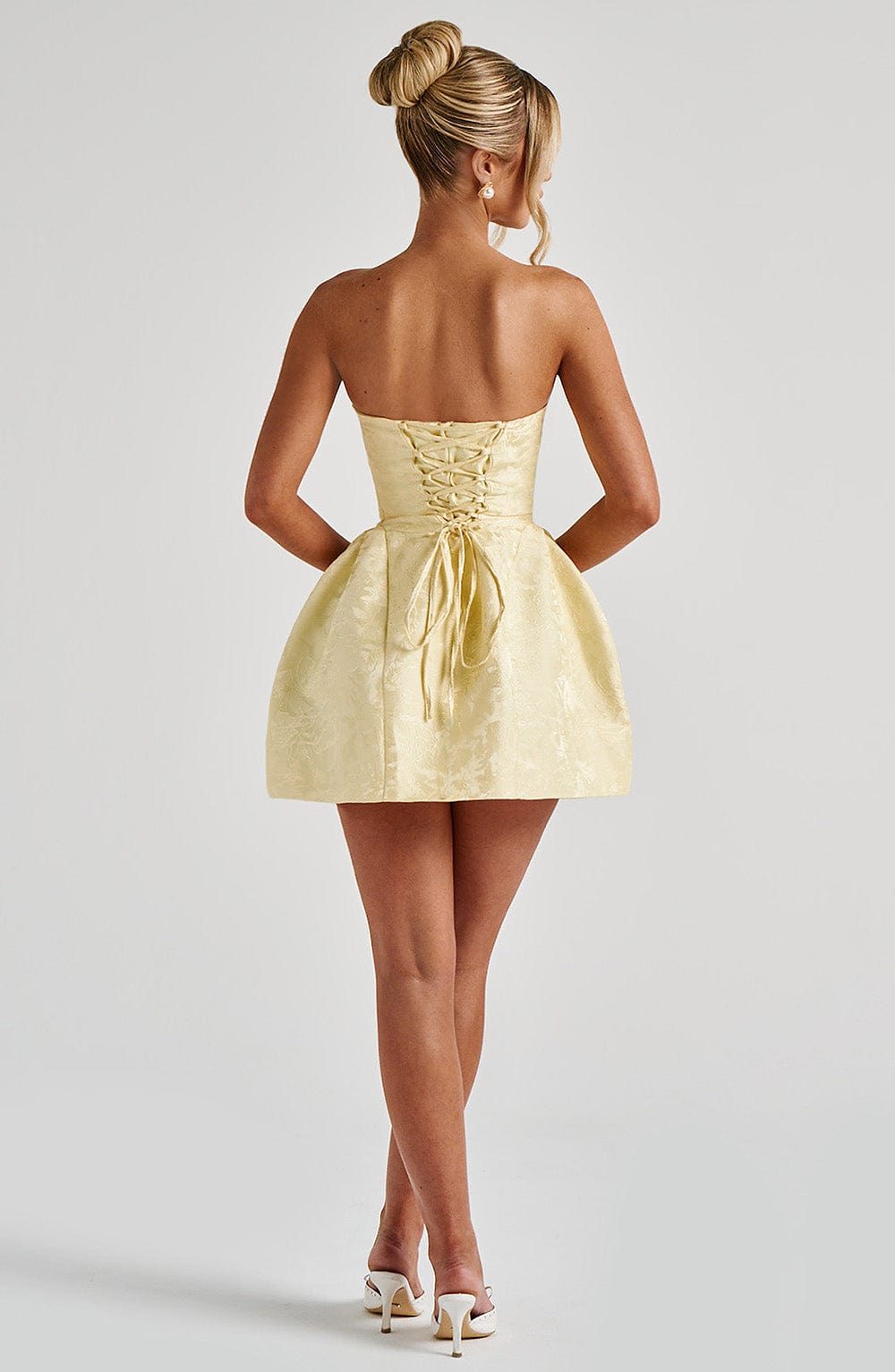 Sophia Lemon Mini Sundress - Cute Summer Fashion