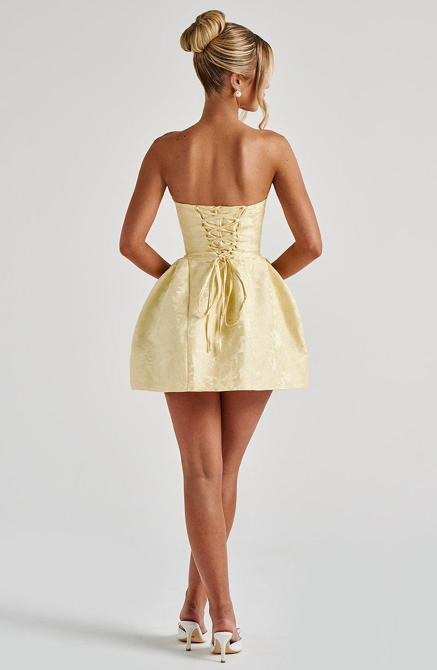 Sophia Lemon Mini Sundress - Cute Summer Fashion
