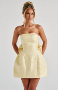 Sophia Lemon Mini Sundress - Cute Summer Fashion