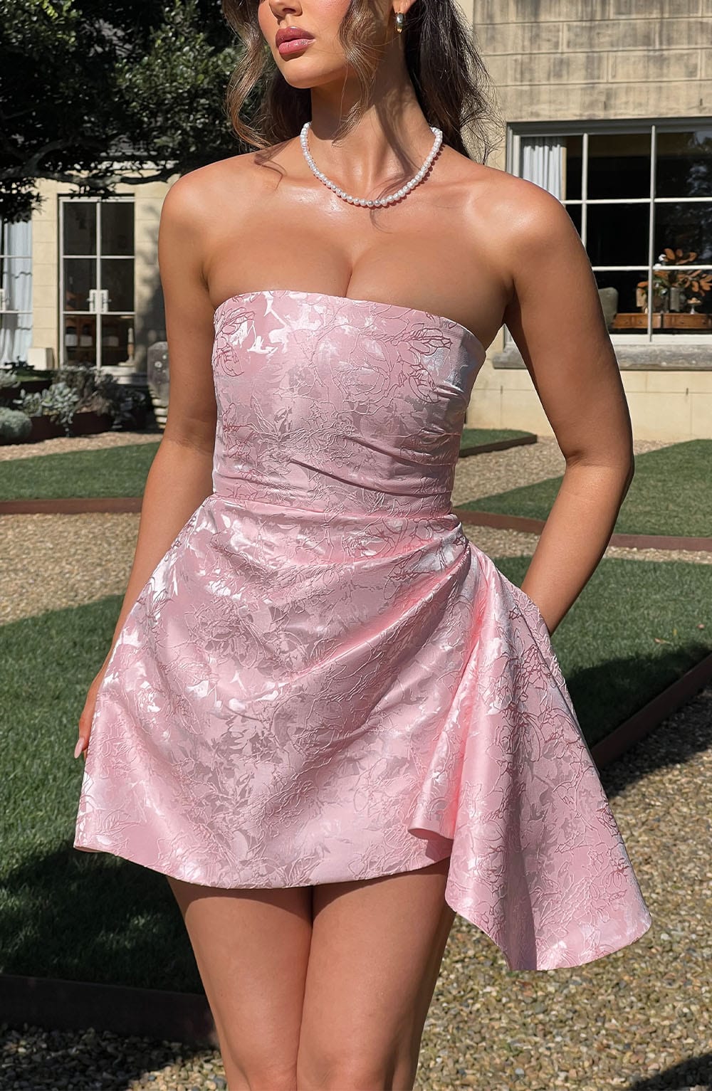 Elodie Romper Blush Pink in XS - image 6