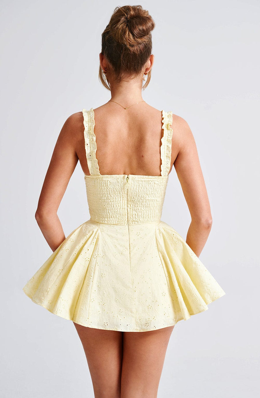 Chloe Lemon Yellow Summer Playsuit