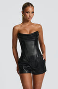 Sophia Black Corset Top for Summer