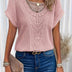 Rachel | Exquisitely Crafted Knit Top - Pink