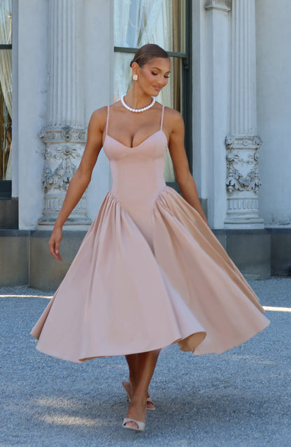 Sophia Clay Midi Sundress - Perfect for Summer