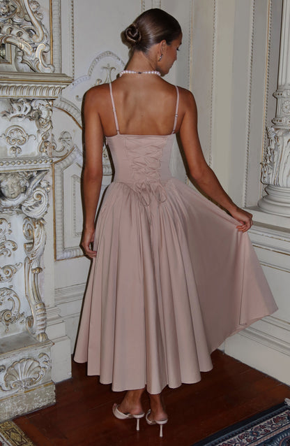 Sophia Clay Midi Sundress - Perfect for Summer