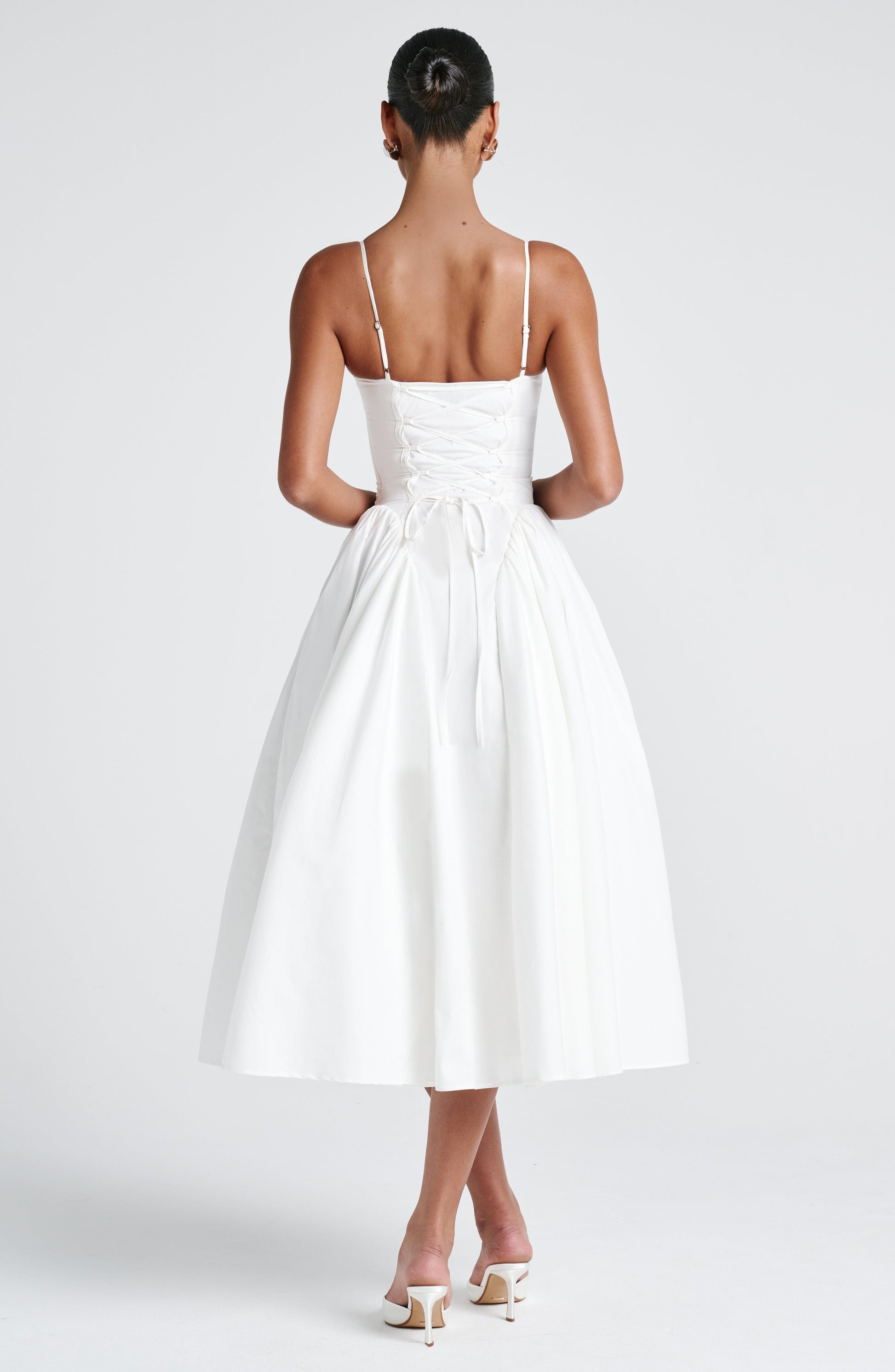 Ivory Emerson Midi Dress in XS - image 7