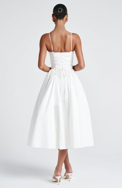Ivory Emerson Midi Dress in XS - image 7