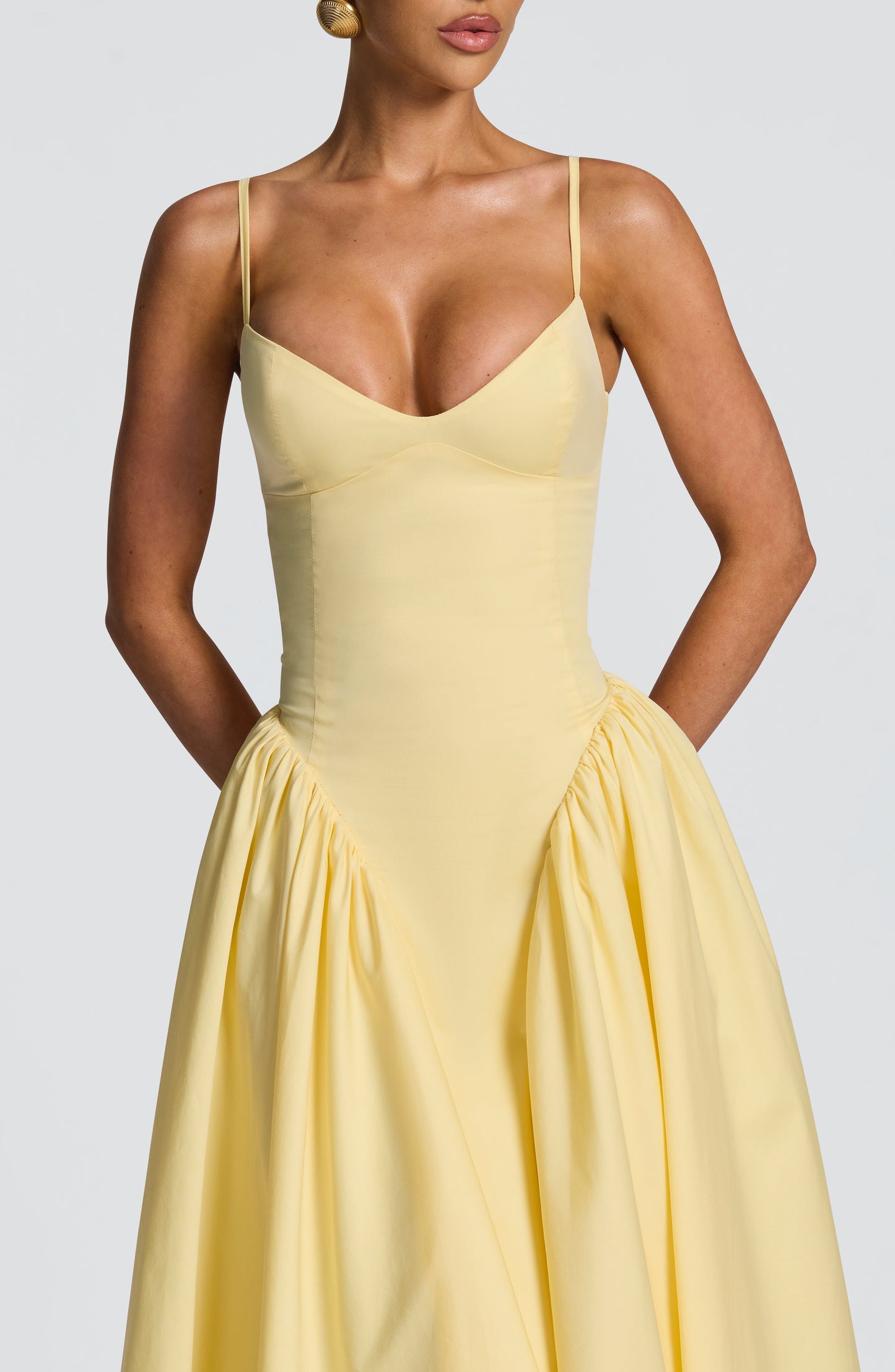 Lila Lemon Midi Sundress - Perfect for Summer