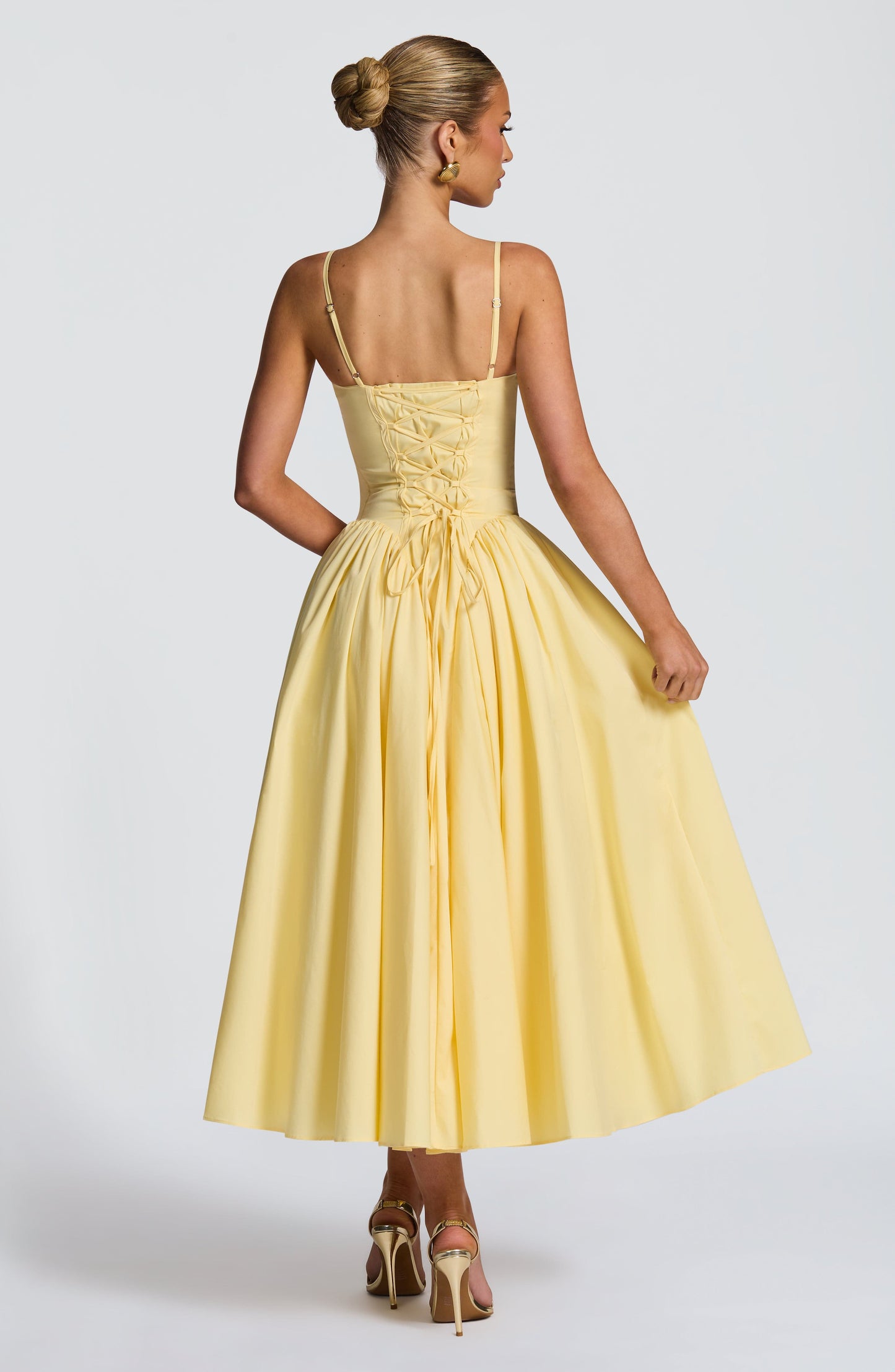 Lila Lemon Midi Sundress - Perfect for Summer