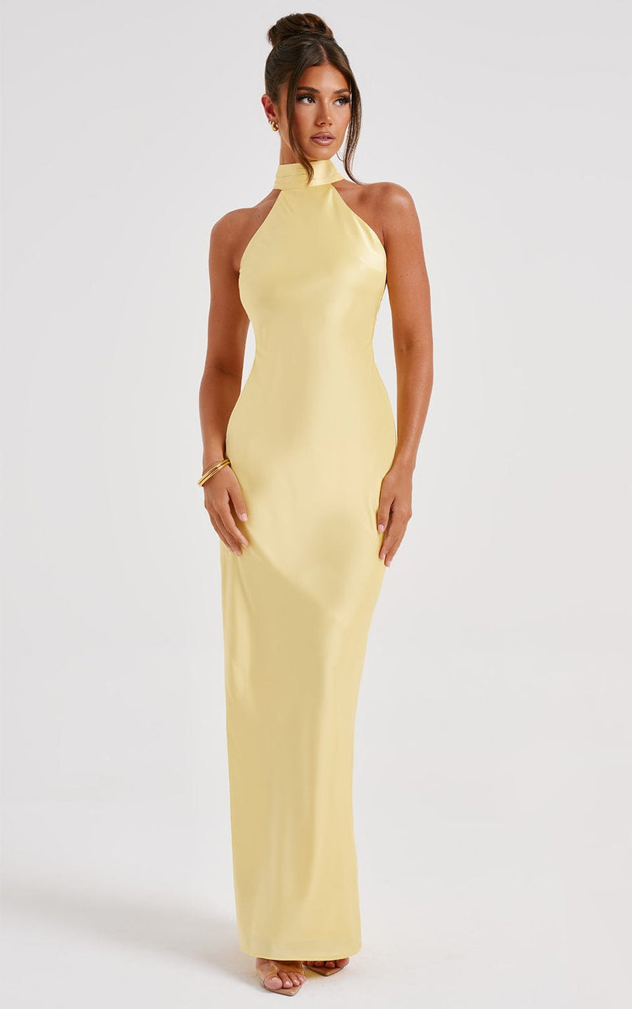 Chloe Lemon Maxi Summer Dress